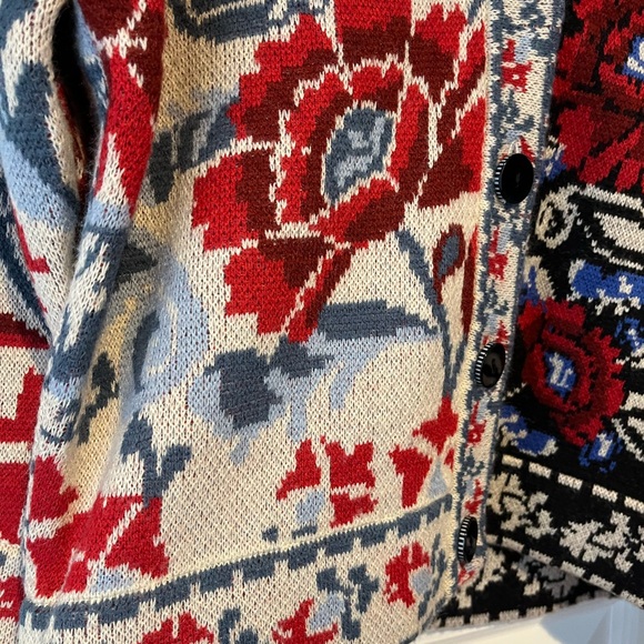 FARM Rio Black Mixed Valentina V Neck Knit Cardigan - Picture 4 of 13